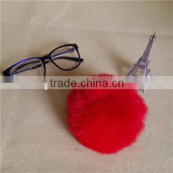 wholesale Rabbit Fur Ball Keychain with low price