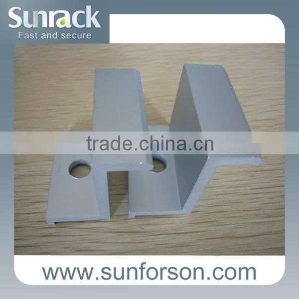 aluminium solar panel rails and clamps