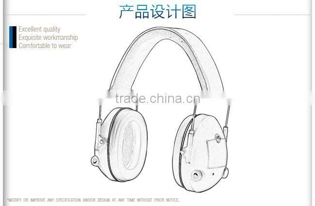 ABS Material Durable Tactical Ear Muff (Electronic Control)