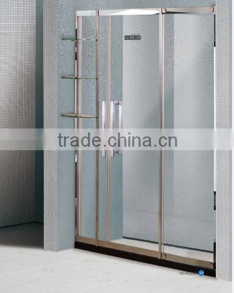 stainless steel frame design shower screen