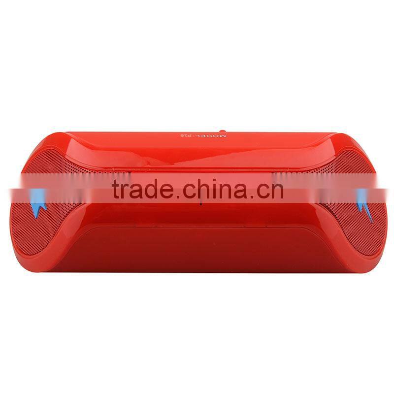 Top pro audiosuper bass bluetooth wireless speaker box with outdoor bb speaker cable Gtide P16 can regard as gift speaker