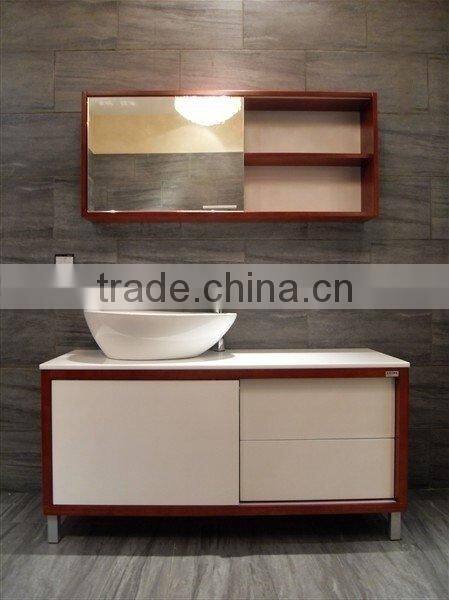 MDF/PVC mirrored bathroom cabinet TB-8043