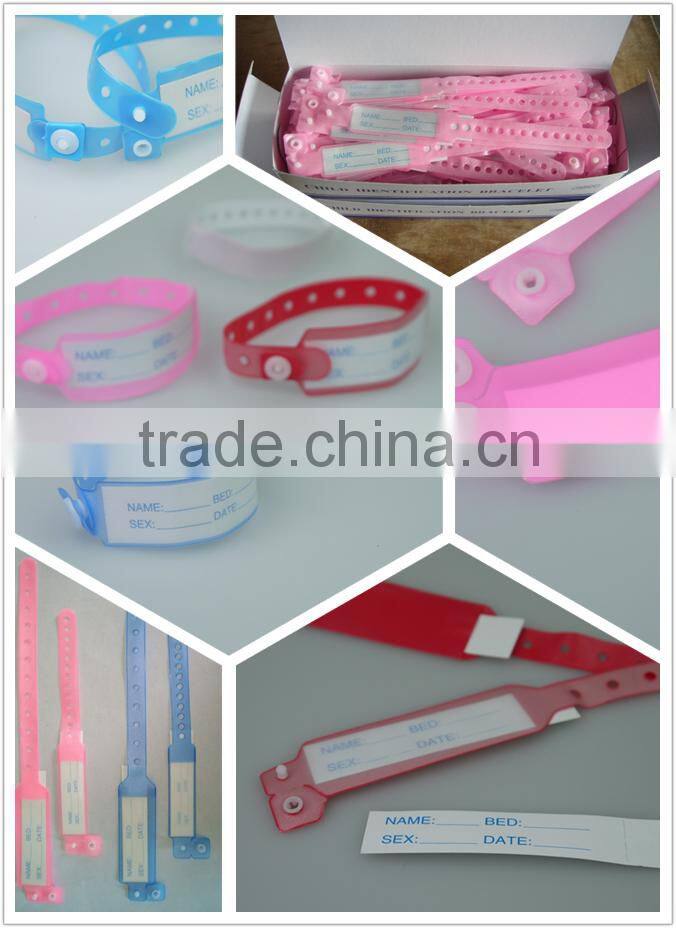 Colored Medical Identification Bracelets for Adult