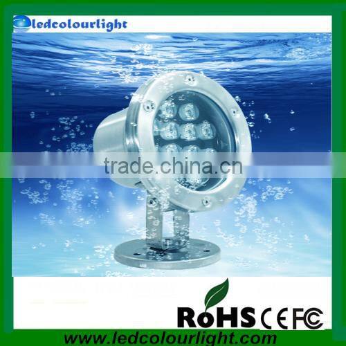 wholesale price IP68 high power 6W 12W round led under water swimming pool lights