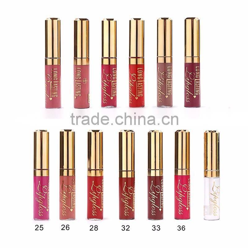 Menow waterproof lip gloss + lip oil 2 in 1 long lasting mooth liquid matte lipstick