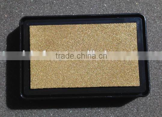 hot sell 6*9 gold plastic ink pad