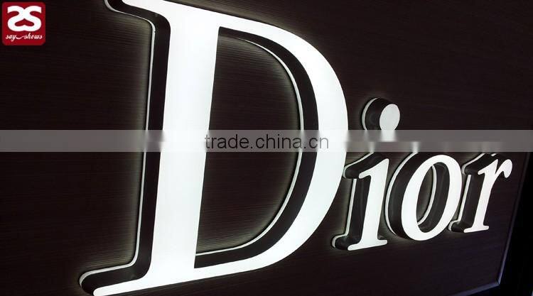 double side light led acrylic alphabet letters channel letter lighted acrylic led letter sign