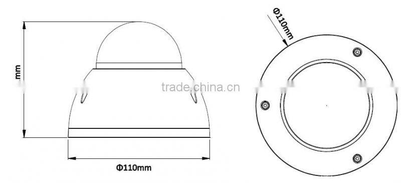 h.264 Dahua cctv camera Eco-savvy Series 1.3 Megapixels hd network outdoor ip camera IPC-HDBW4120E