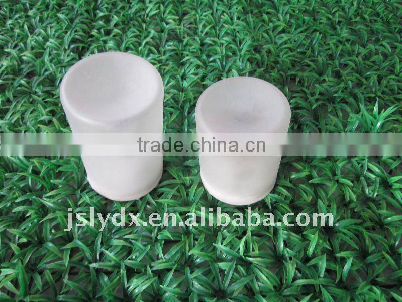 led solar glass candle garden lawn light