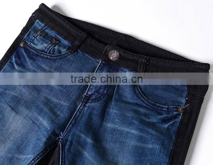 Top Quality Ladies Denim Jean 2016 New Fashion Denim Fabric Pants Wholesale