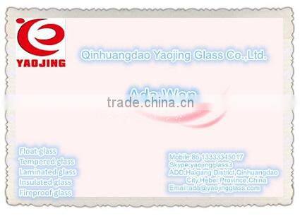 laminated glass 3mm-19mm with 3C/BV/ISO(manufacturer) 6+0.38+6 4+0.76+4 3+0.38+3