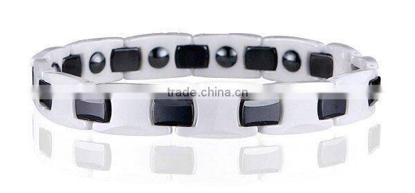 2015 hot sale link charms,bracelet collection,fashion bracelet white ceramic