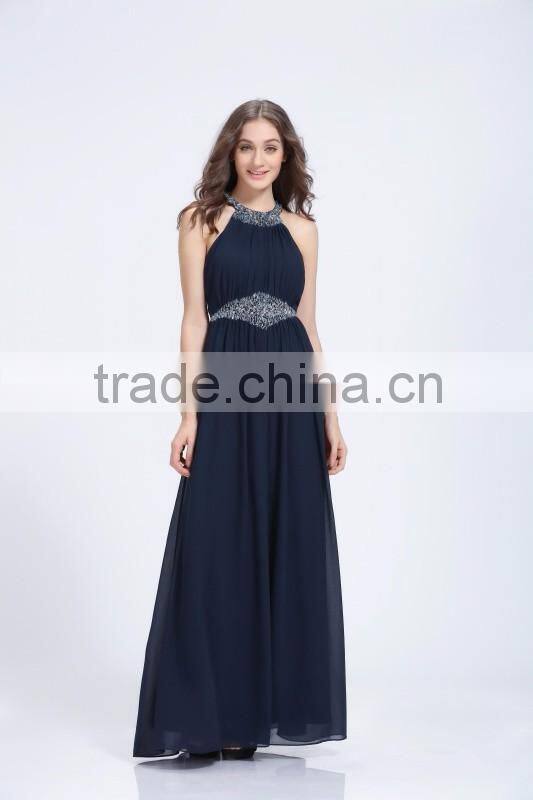 2016 new style elegant manual bead evening dress