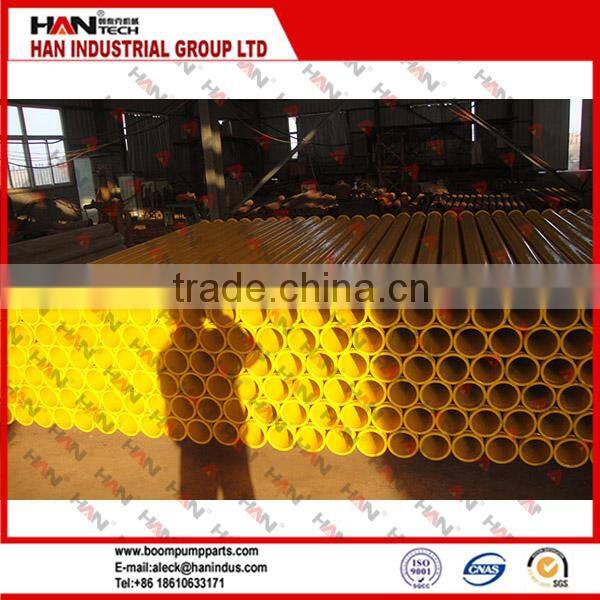 DN125*3m Reinforced Concrete Pump Pipe ST52 steel pipe Putzmeister SCHWING spare parts