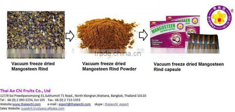 Health Food-Mangosteen Freeze Dried Rind Vegetable Capsule