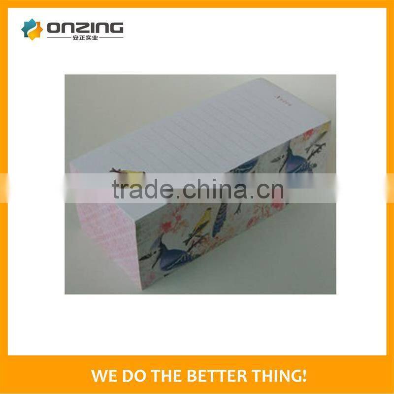 Onzing good quality 8x8x8 loose leaf paper cube for office