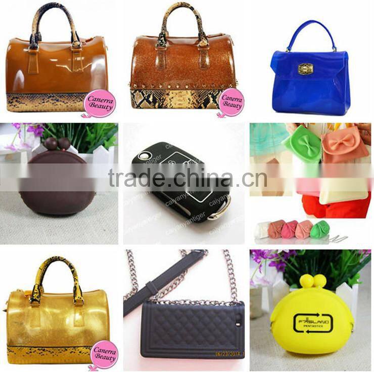 2015 New candy color cute glitter jelly candy bag/coin bags