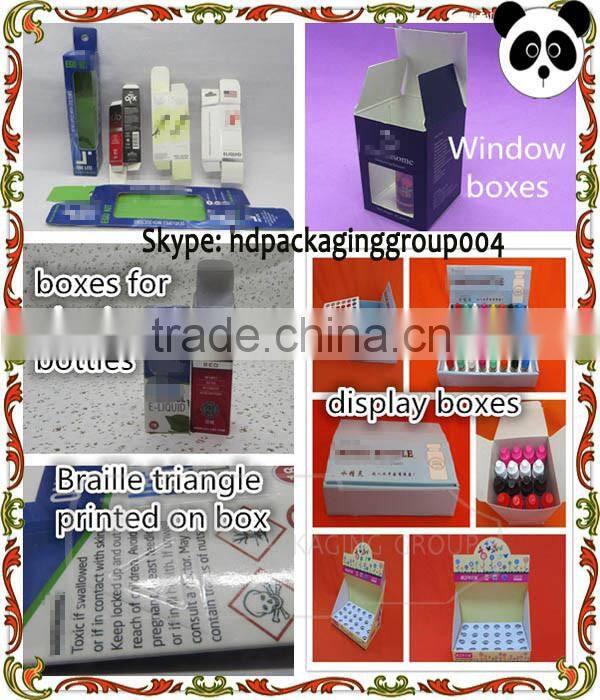 screen printing 30ml/1oz e liquids bottles twist off cap long dripper twist caps