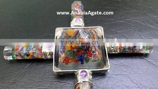 7 Chakra spinning merkaba Agate Energy Generator : 7 Chakra healing Tools