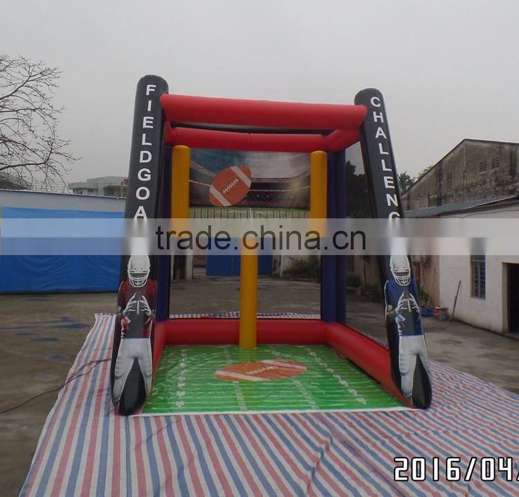 inflatable rugby field goal for football sports challenge game