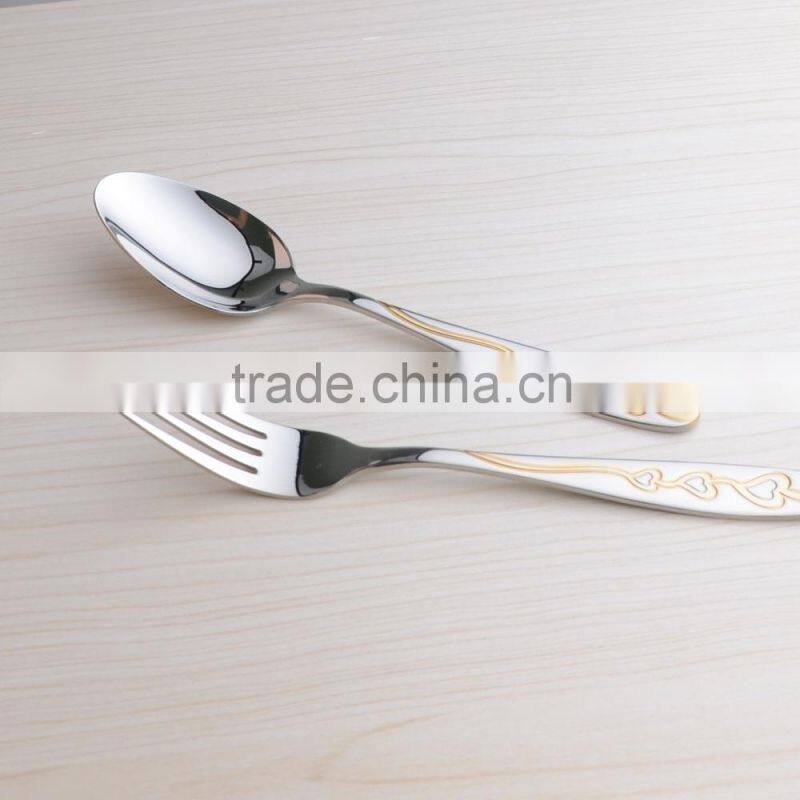 korean spoon set , elegant spoon and fork set , spoon set