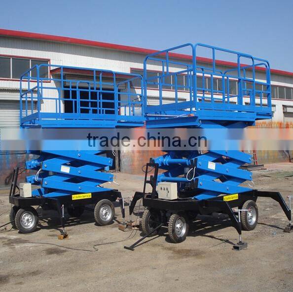 240kg Mobile hydraulic mini scissor lift/ working height: 6m