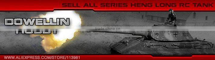 DWI dowellin New Metal Tracks Driving & Idling Wheels For Heng Long 1 16 RC Tank Russian Soviet KV-1`S (3878)