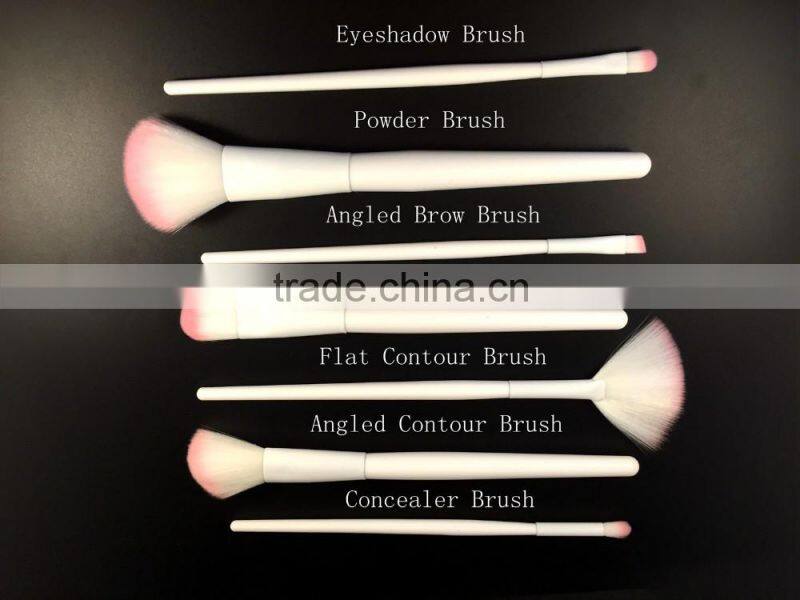 Synthetic best personalized make up brush set popular in market