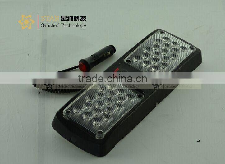 CE certificated 12V Wholesale 0.5W*36 led visor light bar led visor deck dash led lights