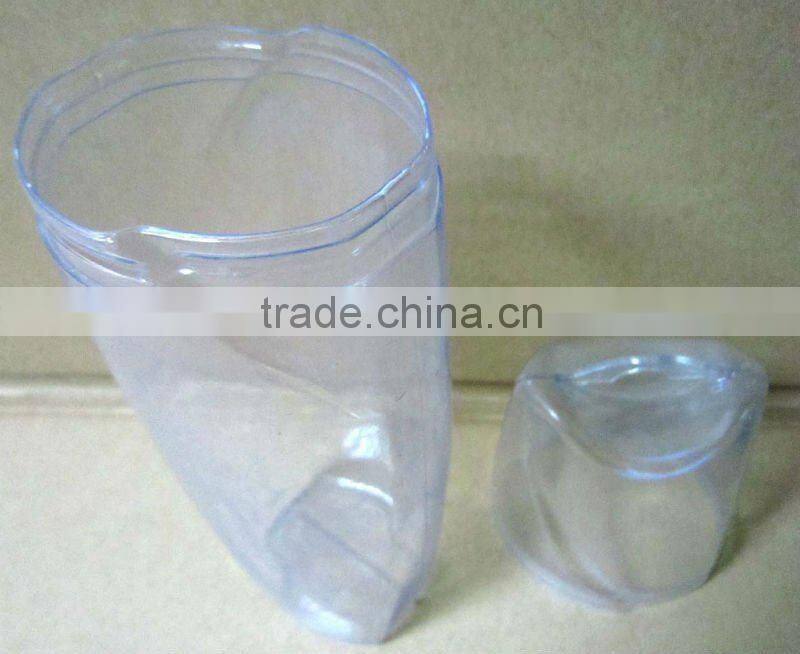PVC Plastic Package Bottle for Shoe Pad