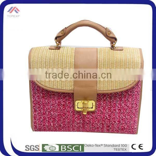 Lady Tote Casual Bag Paper Straw Bag