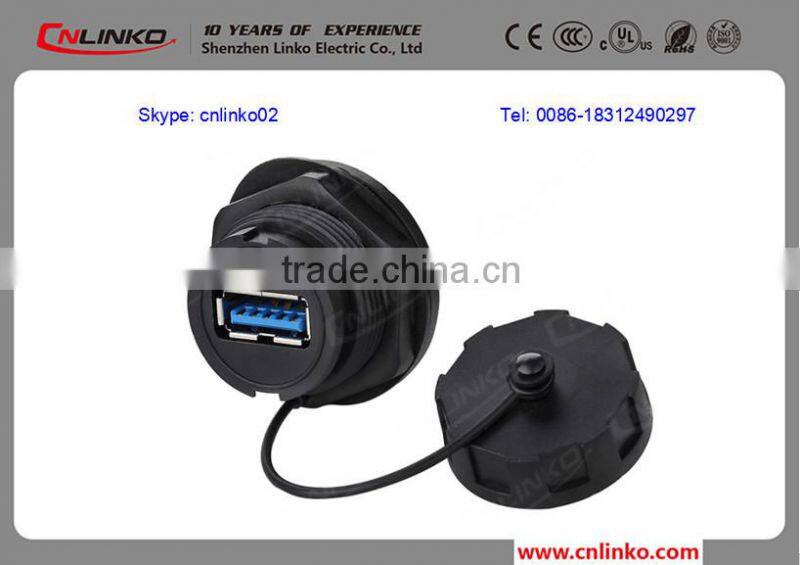 Good service high quality Hot Sale Usb Connector 3.0 usb connector ip67 usb 3.0 female connector With Female Socket