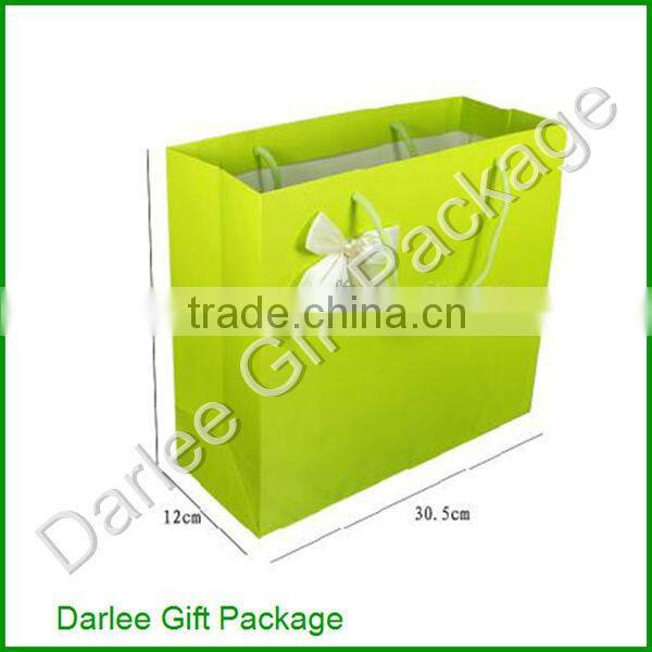 decorative paper shopping bag/packaging paper shopping bag / wholesale luxury paper shopping bag