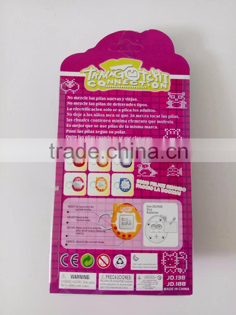 Hot Sale Mini Plastic Electronic Digital Pet Funny Toys Handheld Game Machine