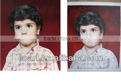 christmas gift of canvas painting from photo