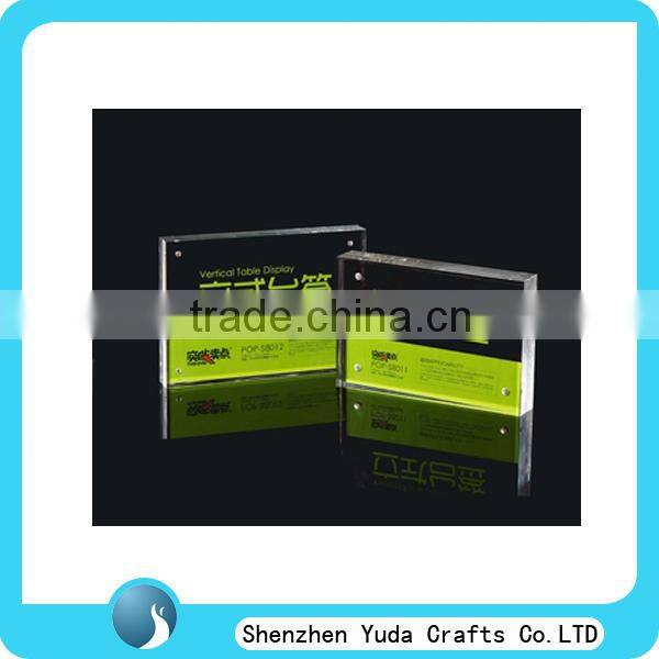 magnetic menu holder Magnetic Clear Holder Business Sign Price Label Card Retail Stand