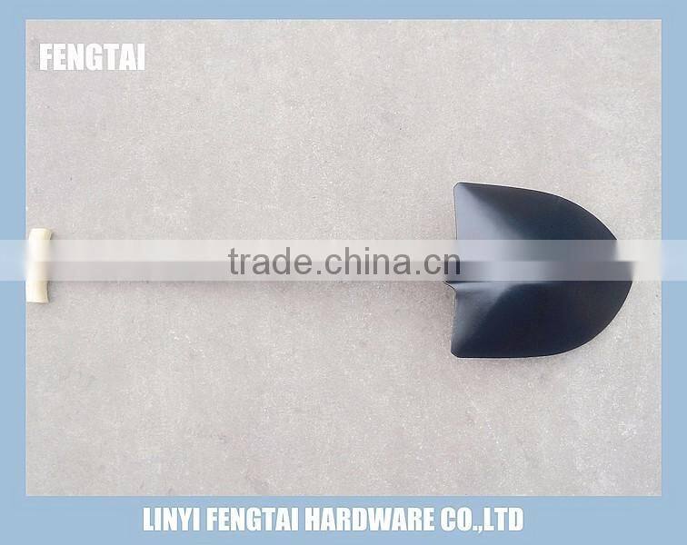 Spain T Wooden Handle Round Steel Shovel