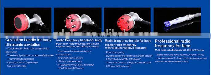 Ultrasonic cavitation radio frequency machine/ best ultrasound cavitation machine/ cavitation rf vacuum machine