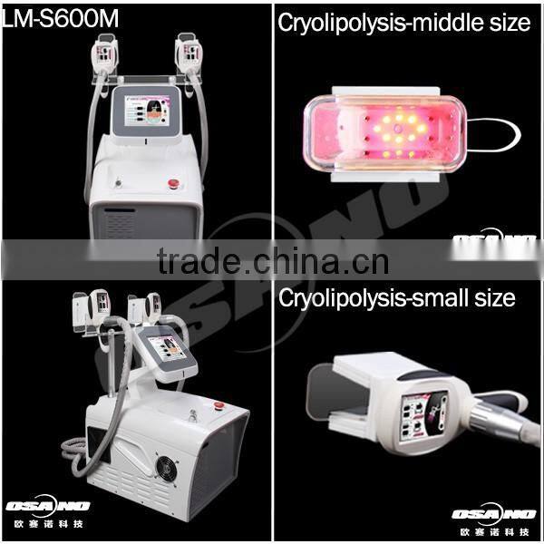Professional Anti-Obesity Fat Freeze Cryolipolysis Equipment With 3 Cryo handles