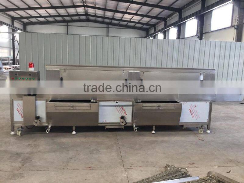SUS vegetable basket washing machine/poultry crate washer/plastic pallets washing machine
