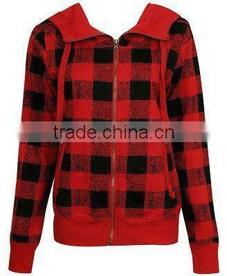 High Quality Fashion 100% Cotton Zipper Men Sweatshirt
