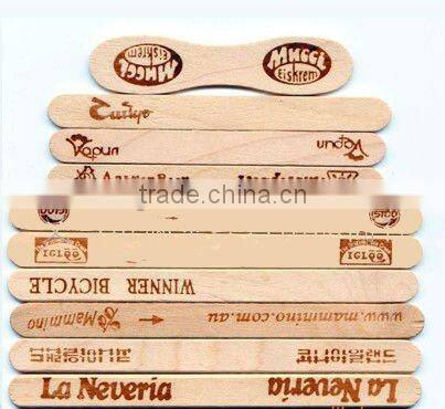 Round edge birch popsicle sticks ice cream sticks