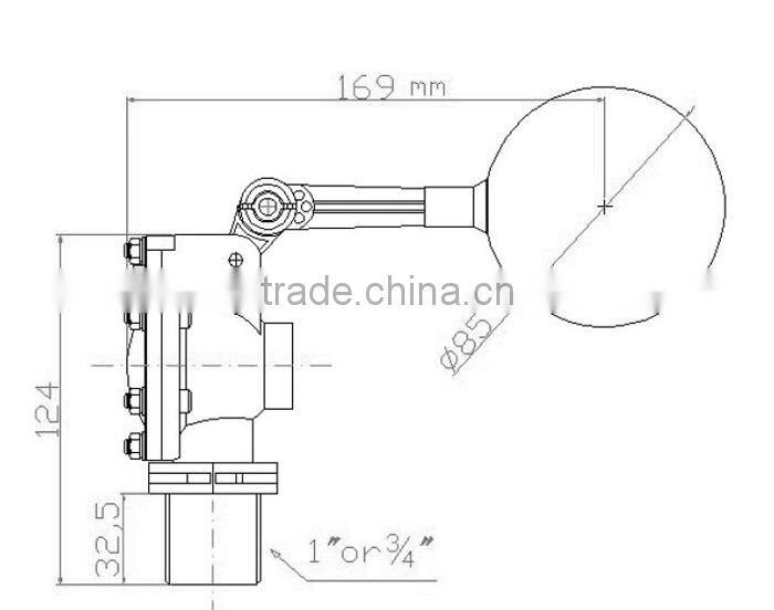 MR20CL plastic mini float valve