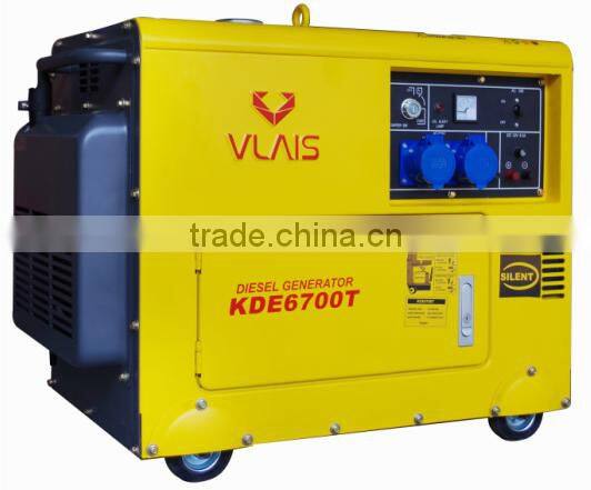 Factory directly supply electric starter 5.5KW desil generator