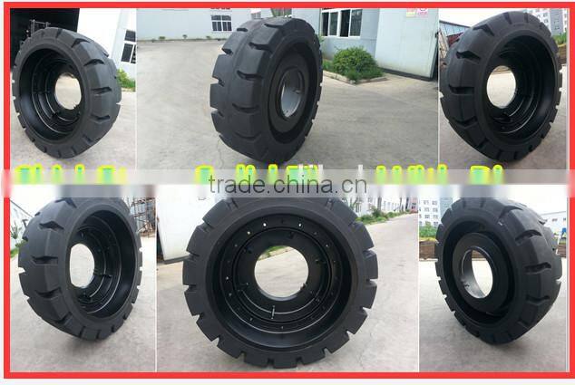 solid tyes 18.00x25 18.00-25 Solid Rubber Tires For Hyster Masted Container Handlers H1150HD-CH With Long Warranty
