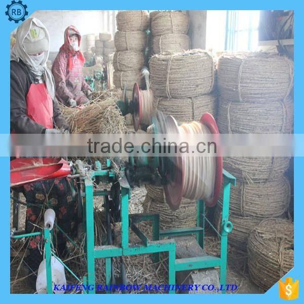 ISO Approved Lowest Price Coir/Hay Straw Rope Making/Twisting Machine
