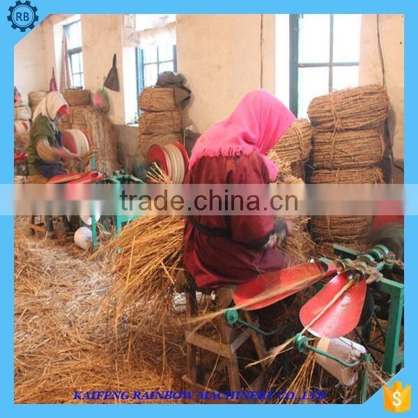 ISO Approved Lowest Price Coir/Hay Straw Rope Making/Twisting Machine