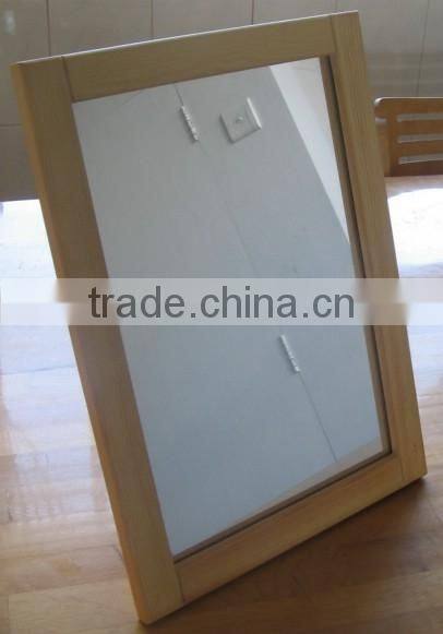 High quality wood framed tabletop mirror