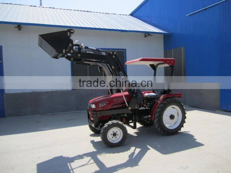 New Condition and CE Certificate 45hp 4WD tractor direct manufacturer front end loader backhoe for hot salle