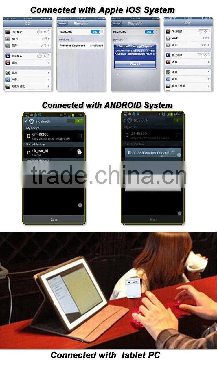 Top Selling Products 2015 Bluetooth Laser Keyboard,Accept OEM Logo Arabic Keyboard